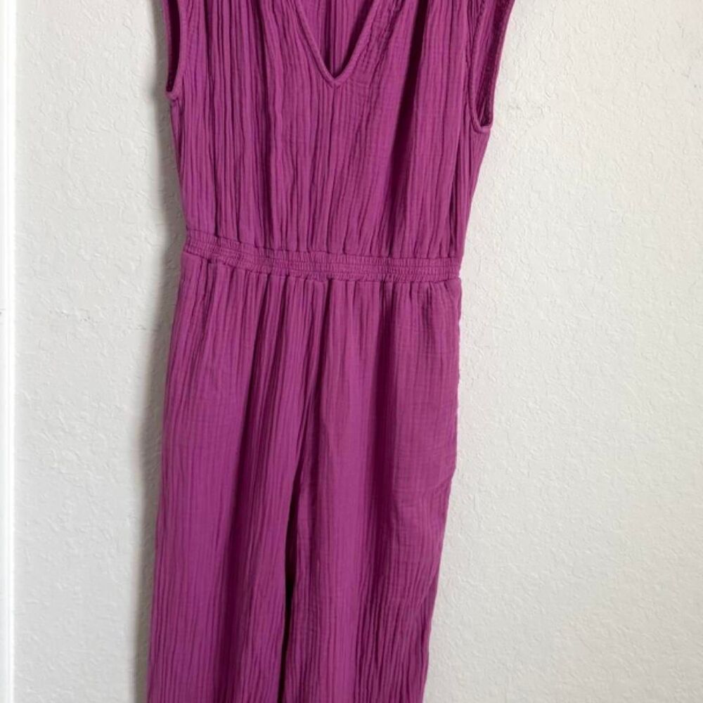 Xirena Pink Gauze Wide Leg Jumpsuit Size M